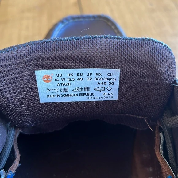 Timberland boat shoes, men’s size 14 wide - Picture 5 of 5